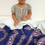 Load image into Gallery viewer, Crib sheet Purple Waves
